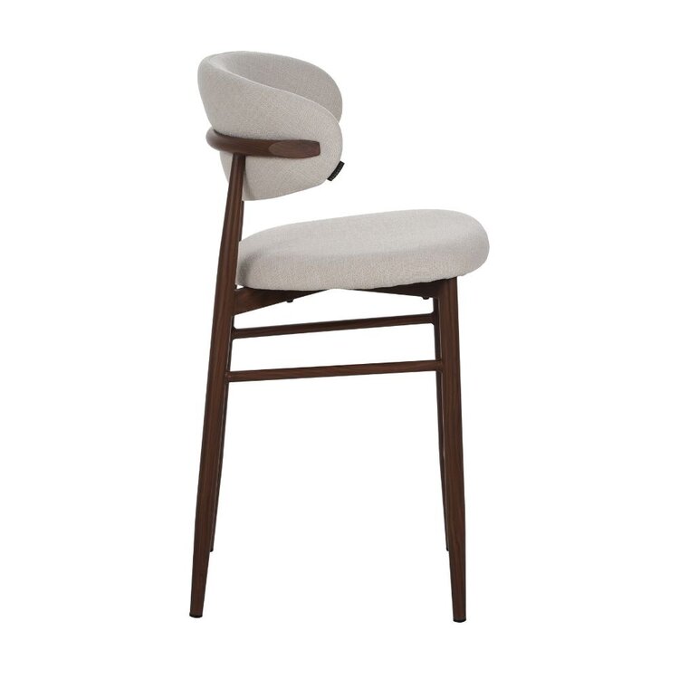 Barkruk Lara linnen off white 70 cm