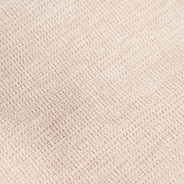 Scandinavische eetkamerstoel Ivar gerecyclede stof beige