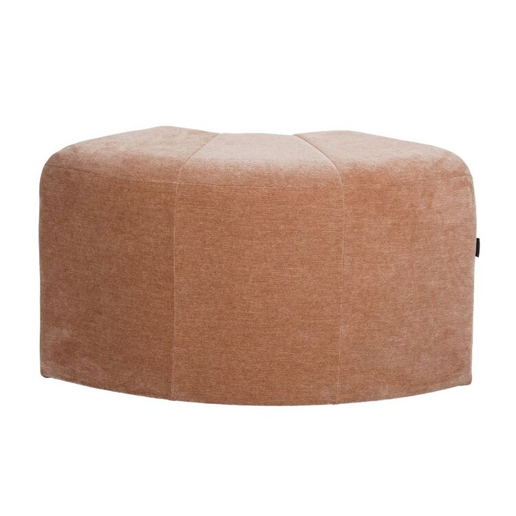 Modulaire hoekhocker Seth chenille terracotta