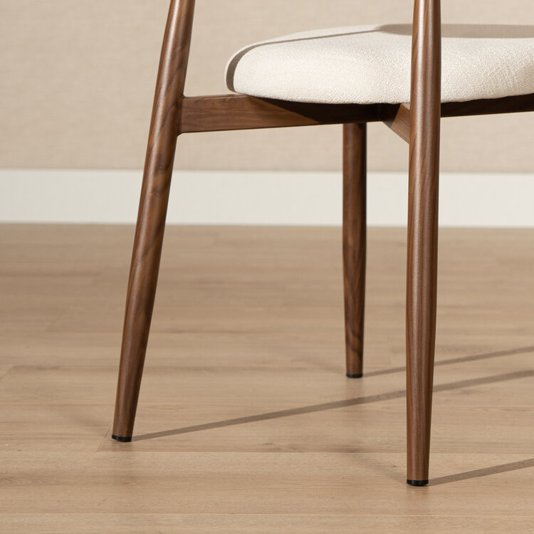 Eetkamerstoel Lara linnen off white