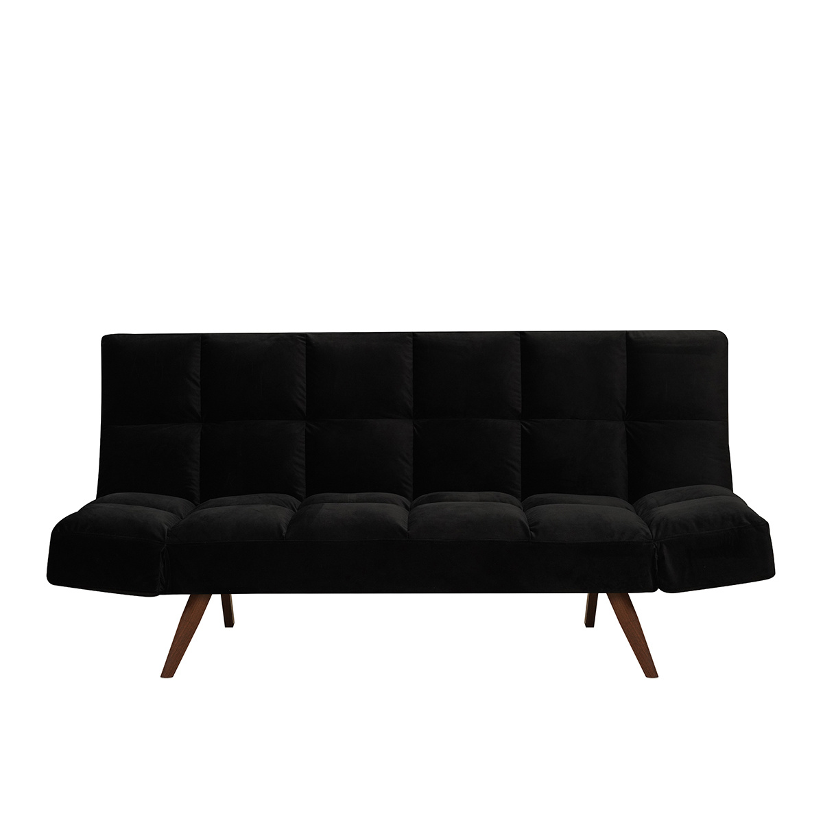 Velvet slaapbank 1,5 persoons Timo zwart