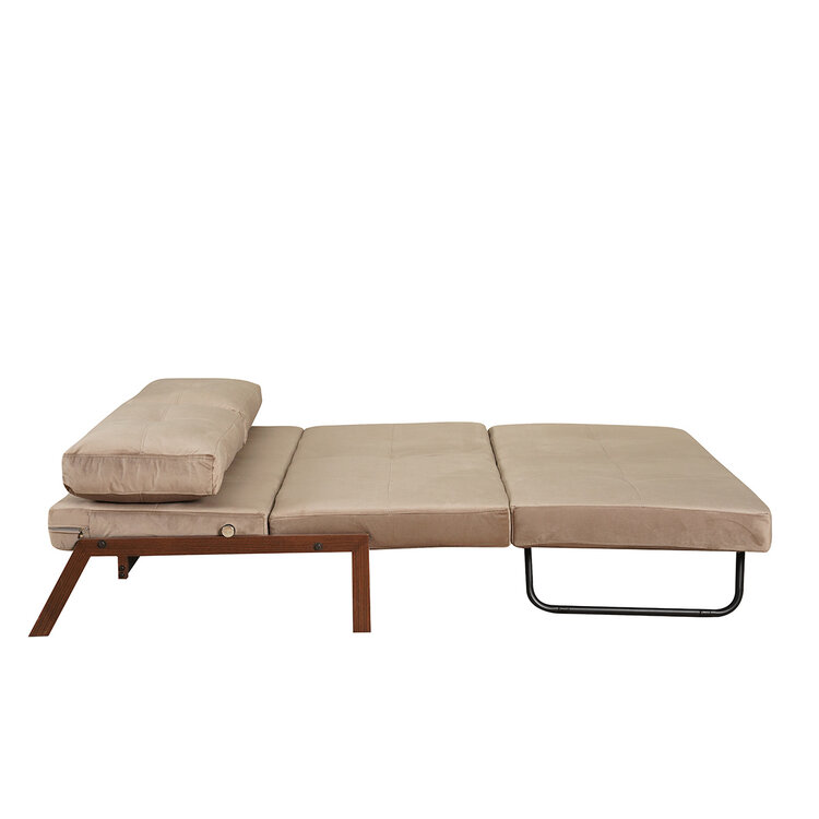 Velvet slaapbank 2 persoons Mikko taupe