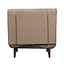 Velvet slaapfauteuil Hanna taupe