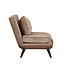 Velvet slaapfauteuil Hanna taupe