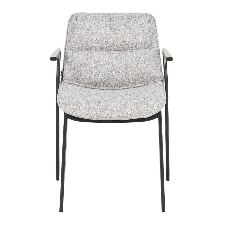 Eetkamerstoel Trevi gemêleerd off white/bruin