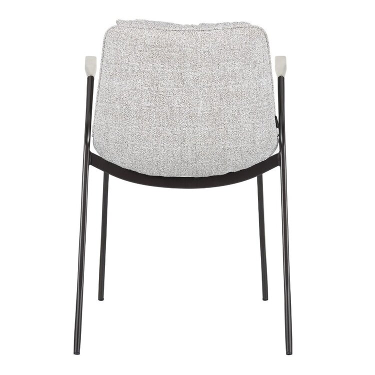 Eetkamerstoel Trevi gemêleerd off white/bruin