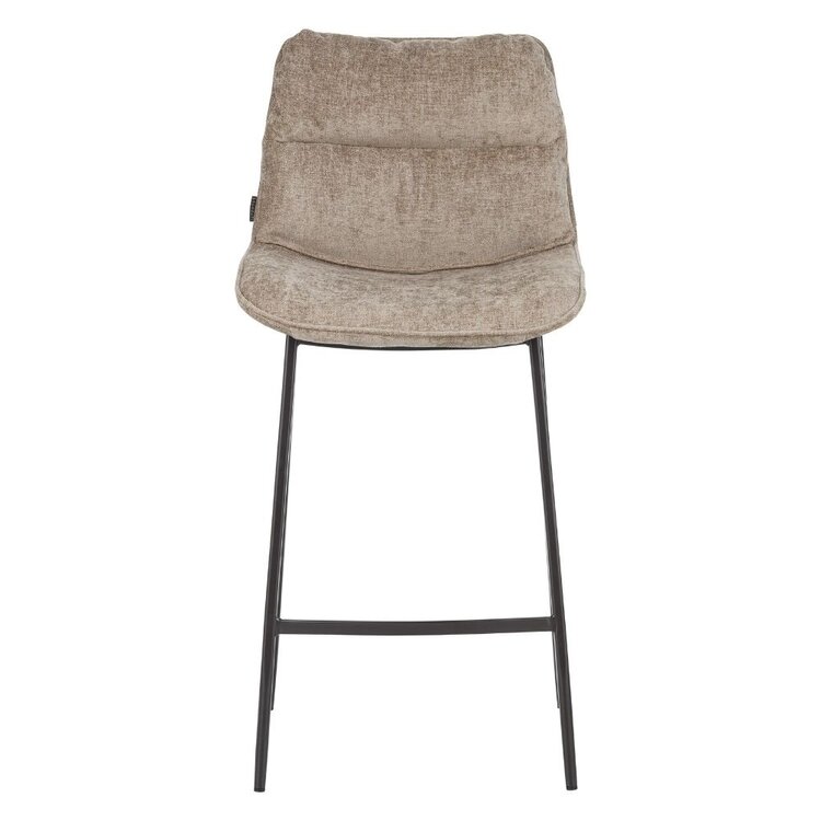 Velvet barkruk Trevi taupe 68 cm