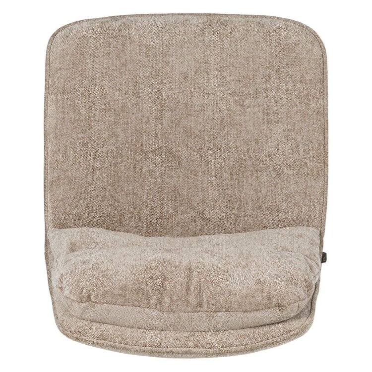 Velvet barkruk Trevi taupe 68 cm