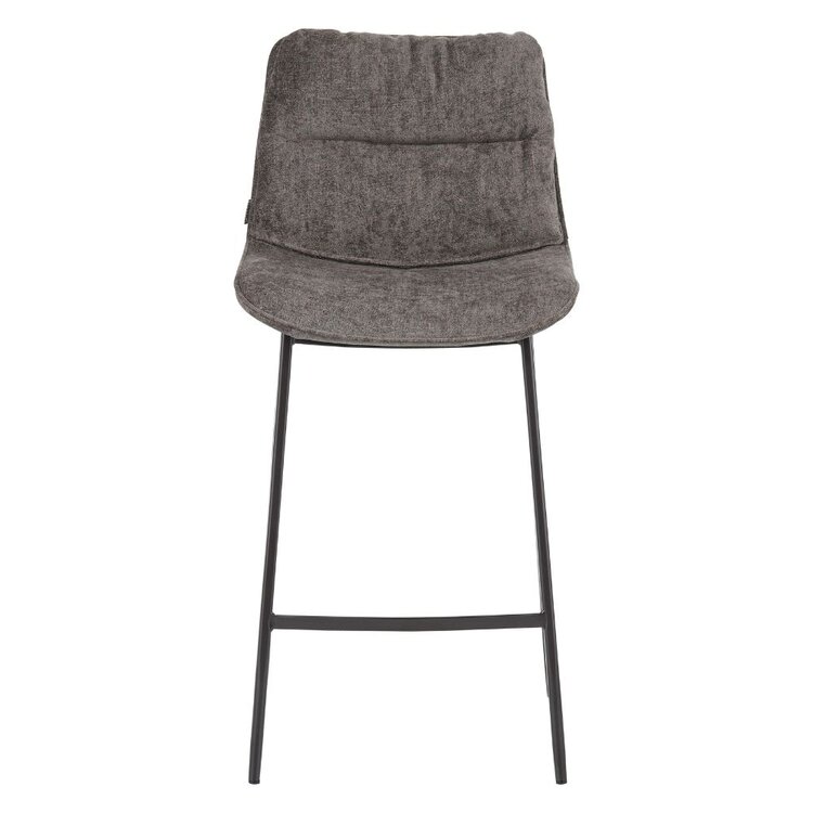 Velvet barkruk Trevi bruin 68 cm