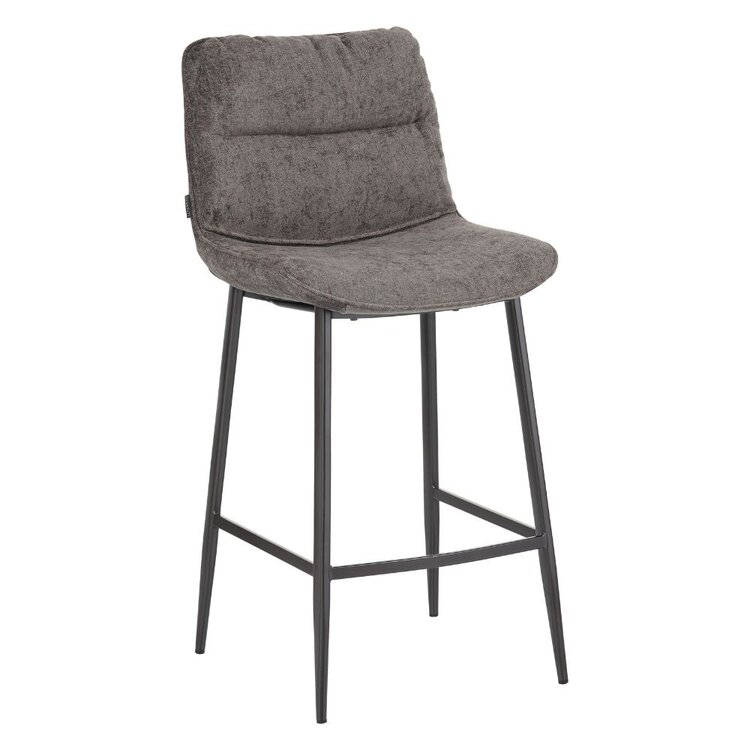 Velvet barkruk Trevi bruin 68 cm