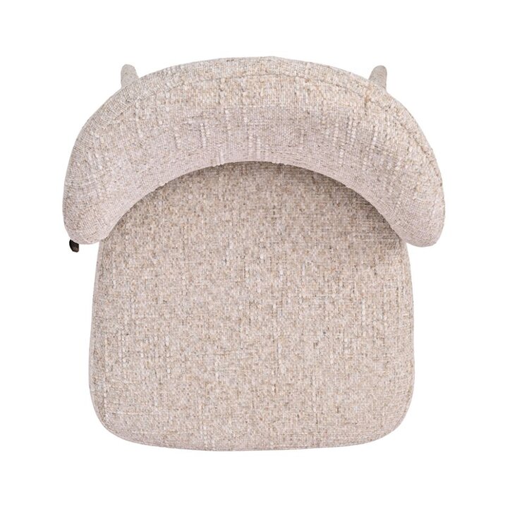 Barkruk Charlie chenille taupe 69 cm