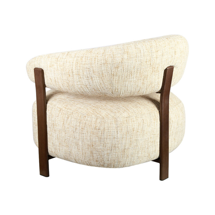 Fauteuil Grace chenille beige