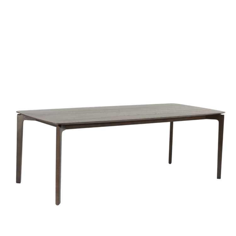 Scandinavische eettafel Cala walnoot 220 x 100 cm