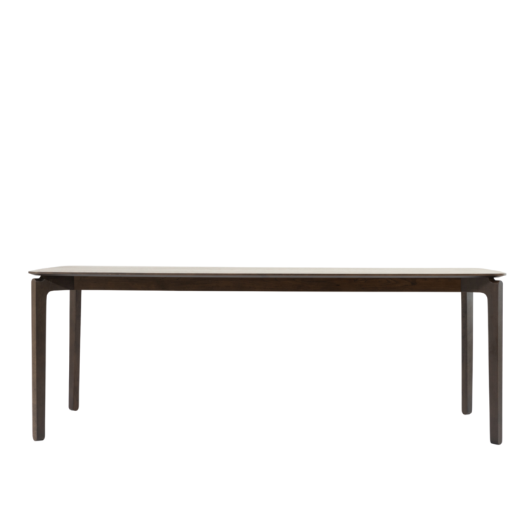 Scandinavische eettafel Cala walnoot 220 x 100 cm
