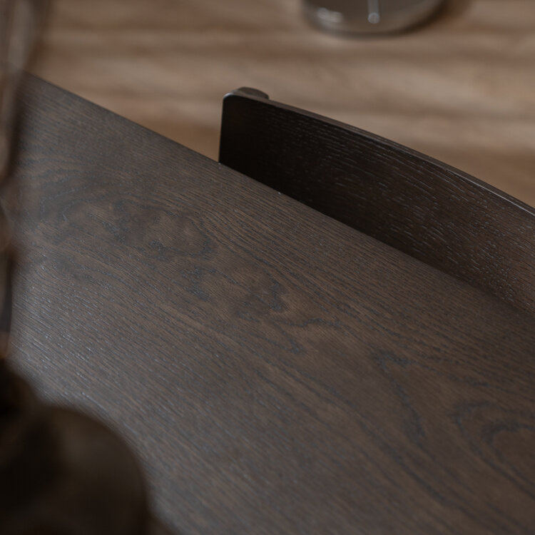 Scandinavische eettafel Cala walnoot 220 x 100 cm