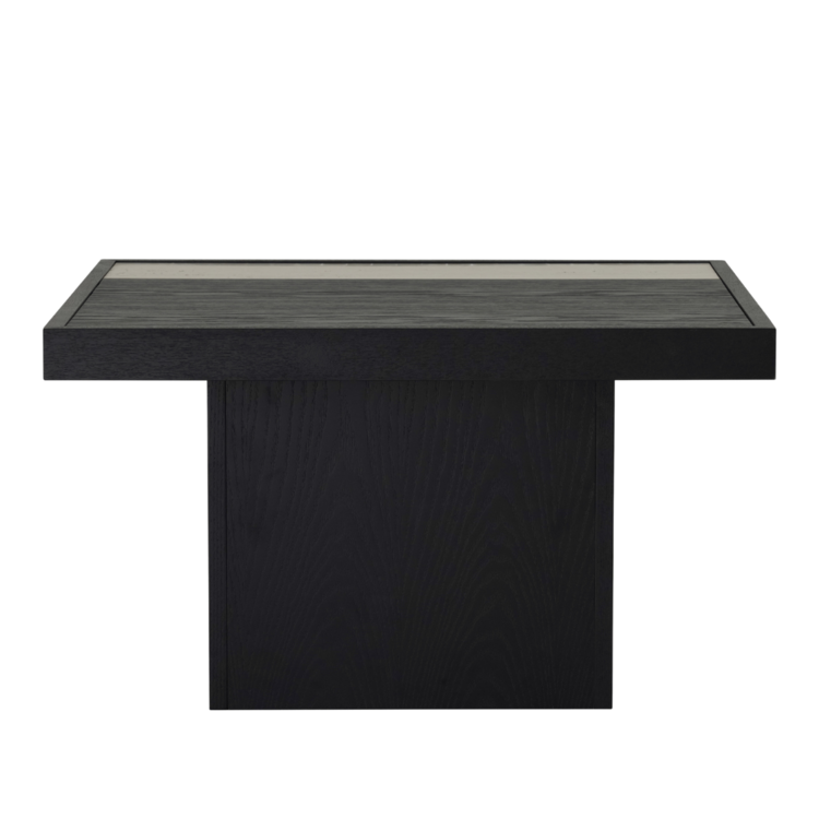 Salontafel Java 70x70 cm zwart eiken