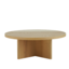 Salontafel Maeva Ø80 cm naturel eiken