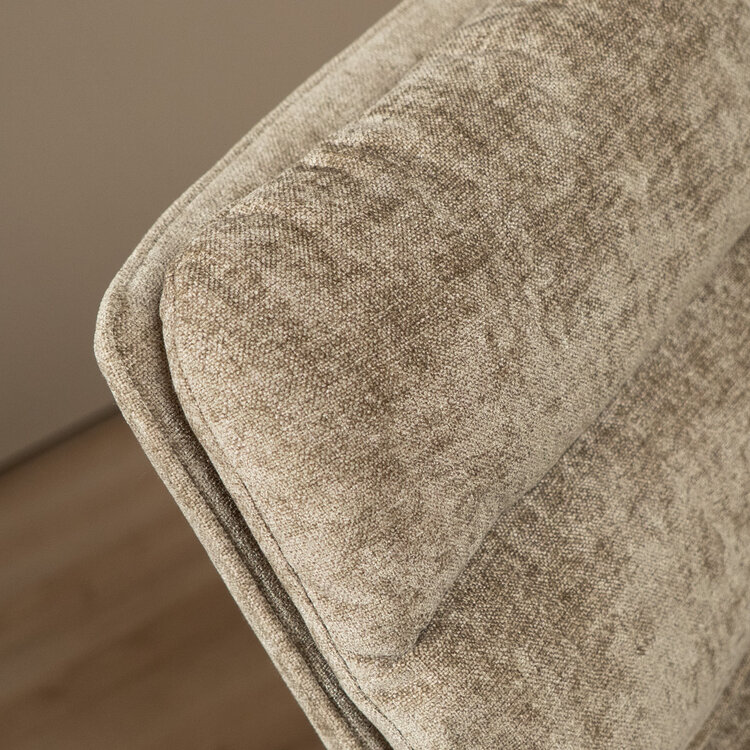 Velvet eetkamerstoel Trevi taupe