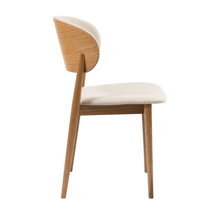 Eetkamerstoel Bohdi linnen off white