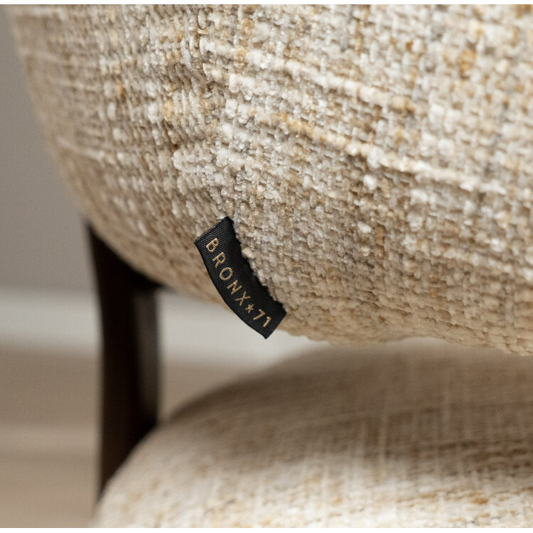 Fauteuil Grace chenille beige