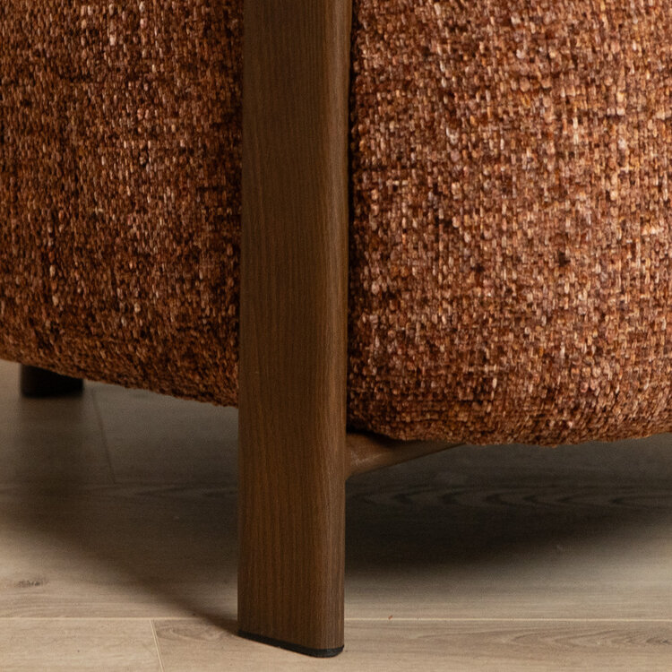 Fauteuil Grace chenille koper