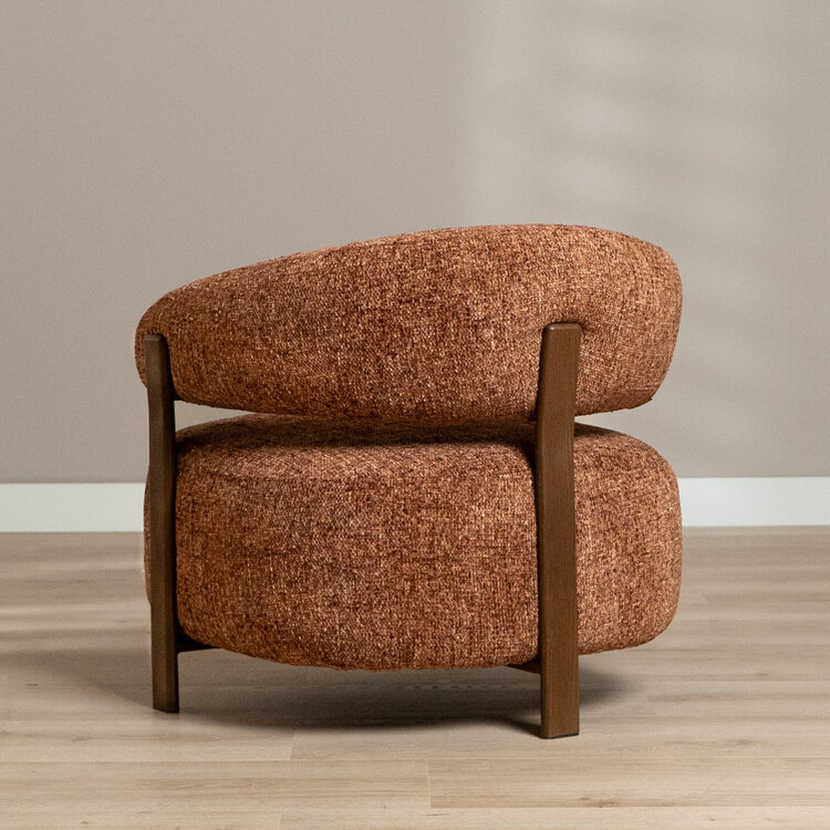 Fauteuil Grace chenille koper