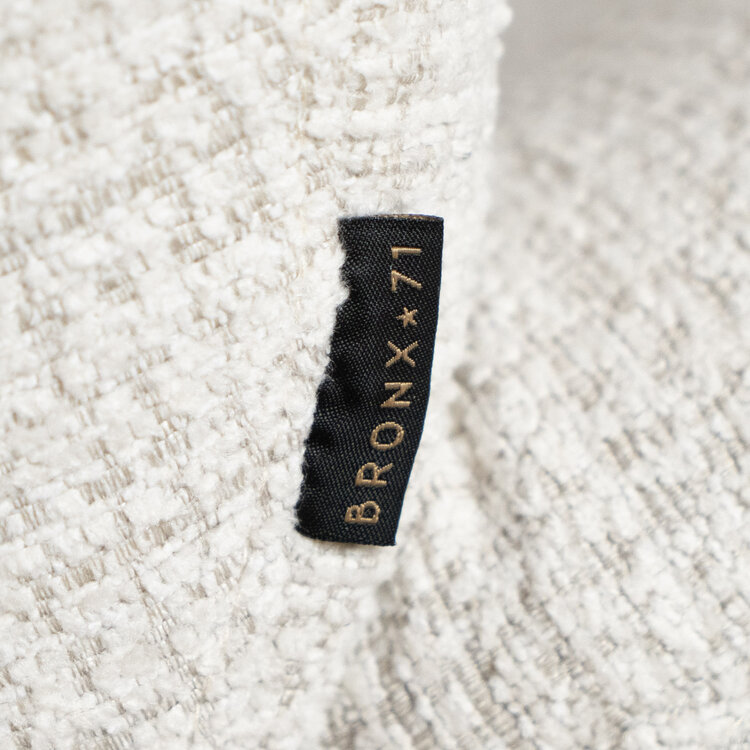 Draaifauteuil Moira gemêleerde stof beige