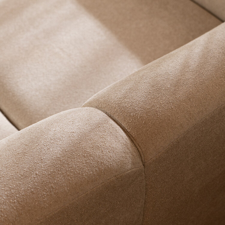 2,5-zits bank Maine chenille stof beige