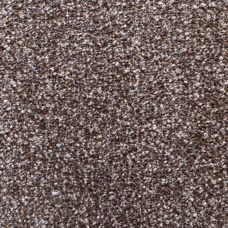 Hoekbank Maine bouclé stof bruin/grijs rechts