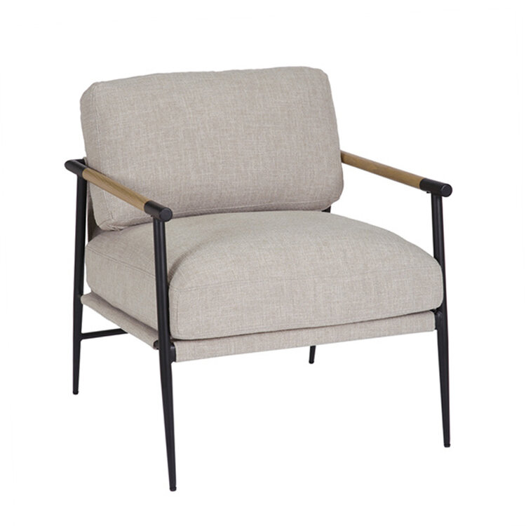 Fauteuil Jade linnen taupe