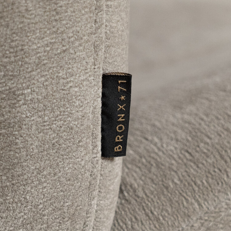 Draaifauteuil Lise chenille taupe