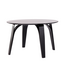 Eettafel Bowie rond zwart Ø 120 cm