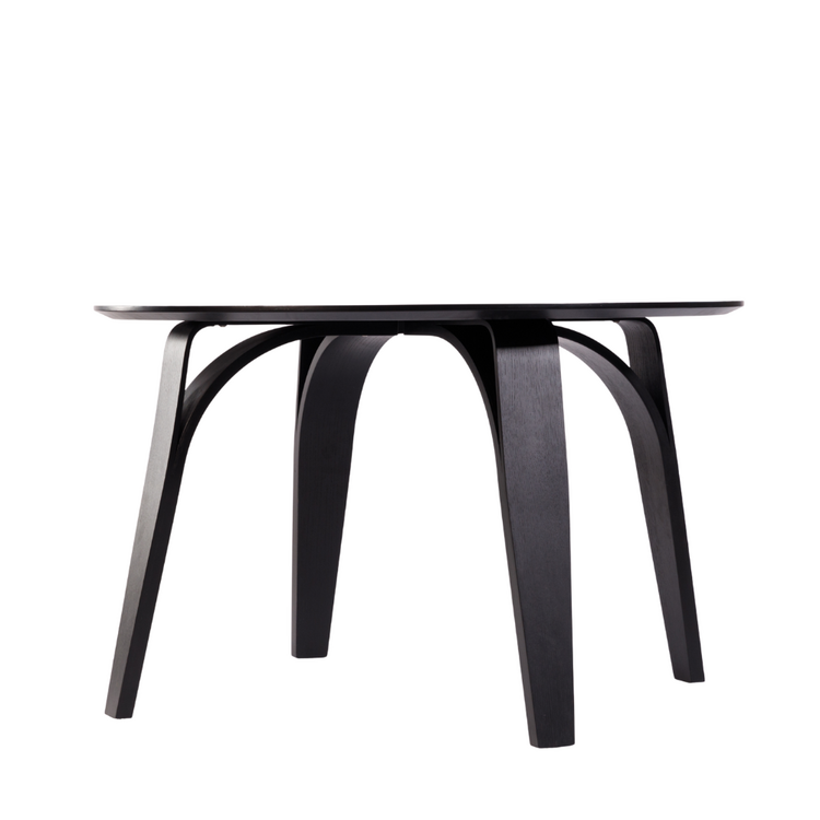 Eettafel Bowie rond zwart Ø 120 cm