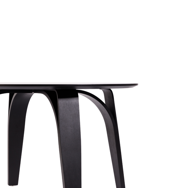 Eettafel Bowie rond zwart Ø 120 cm