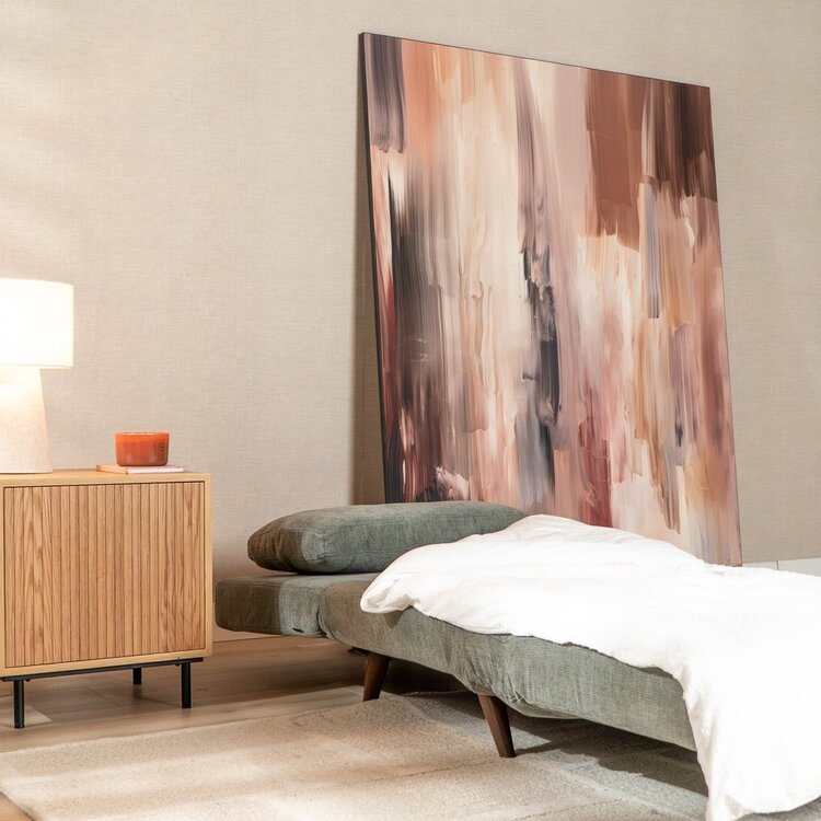 Slaapfauteuil Hanna gerecyclede stof groen