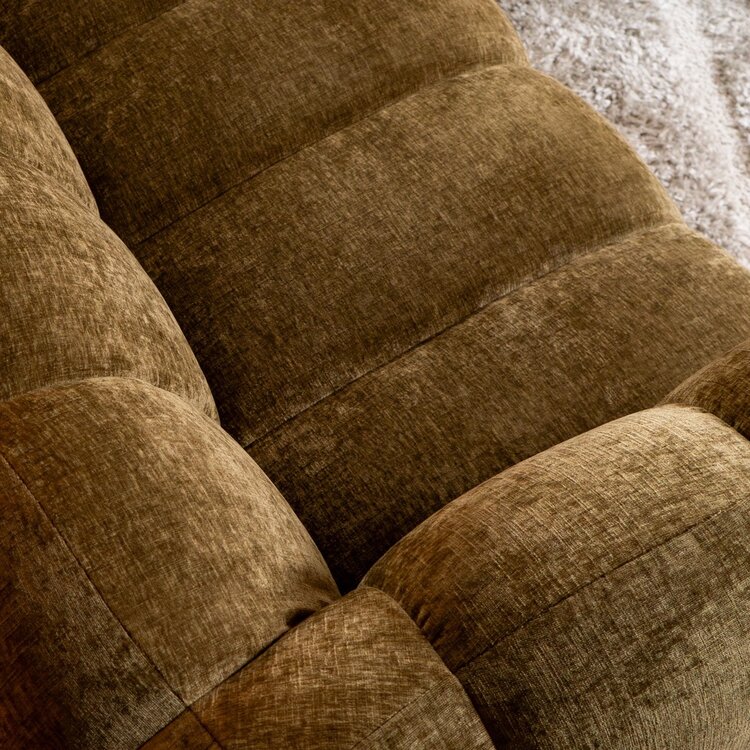 Hoekbank Luca chenille olijf groen rechts