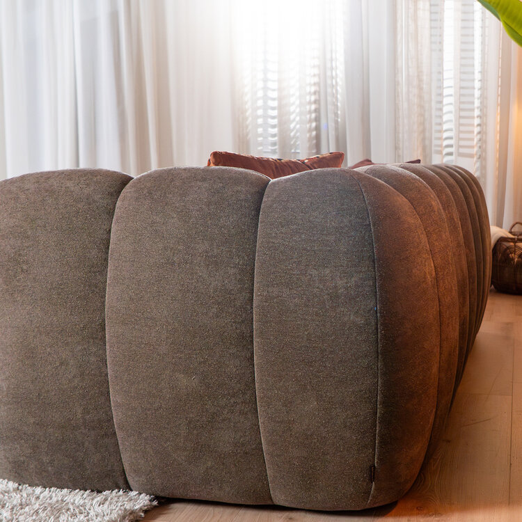 3-zitsbank Luca chenille bruin