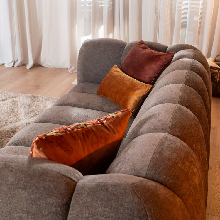 3-zitsbank Luca chenille bruin