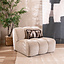 Fauteuil Luca chenille sand