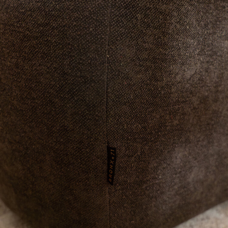 Hocker Luca chenille bruin