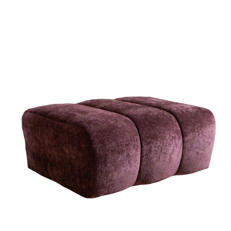 Hocker Luca chenille paars