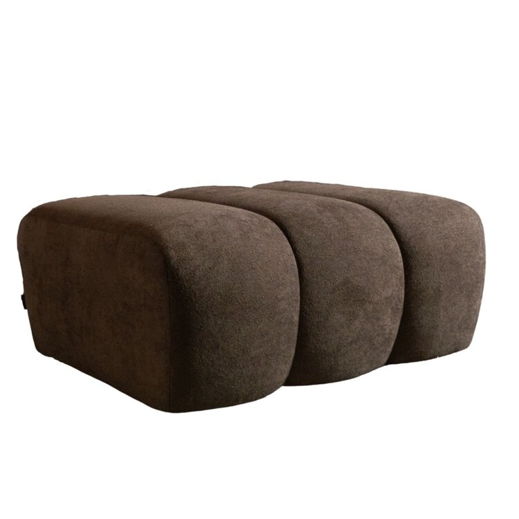 Hocker Luca chenille bruin