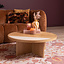 Salontafel Maeva Ø80 cm naturel eiken