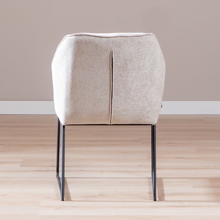 Eetkamerstoel Momo chenille sand