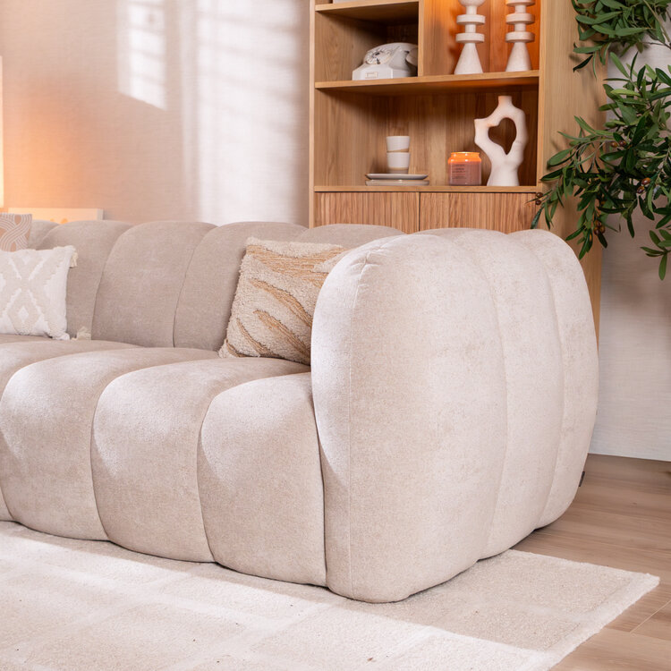 3-zitsbank Luca chenille beige