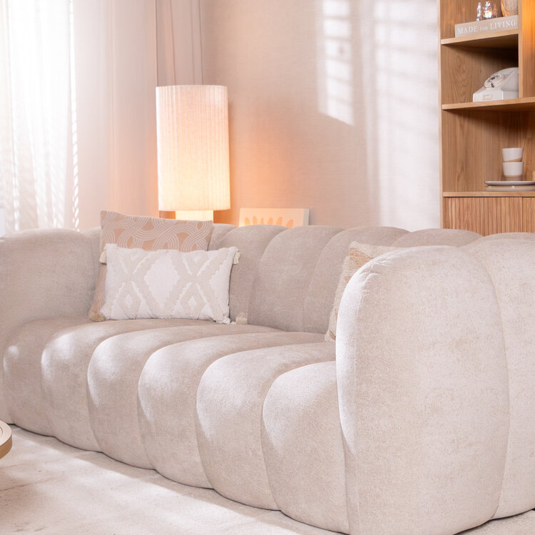 3-zitsbank Luca chenille beige