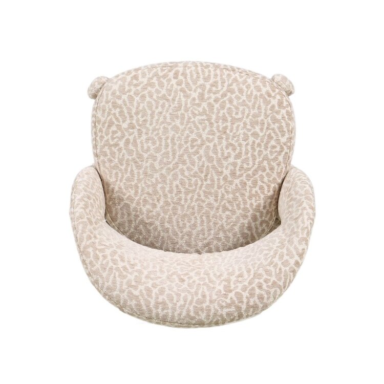 Barkruk Leo taupe leopard 70 cm