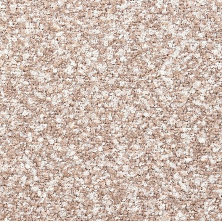 Eetkamerstoel June bouclé bruin