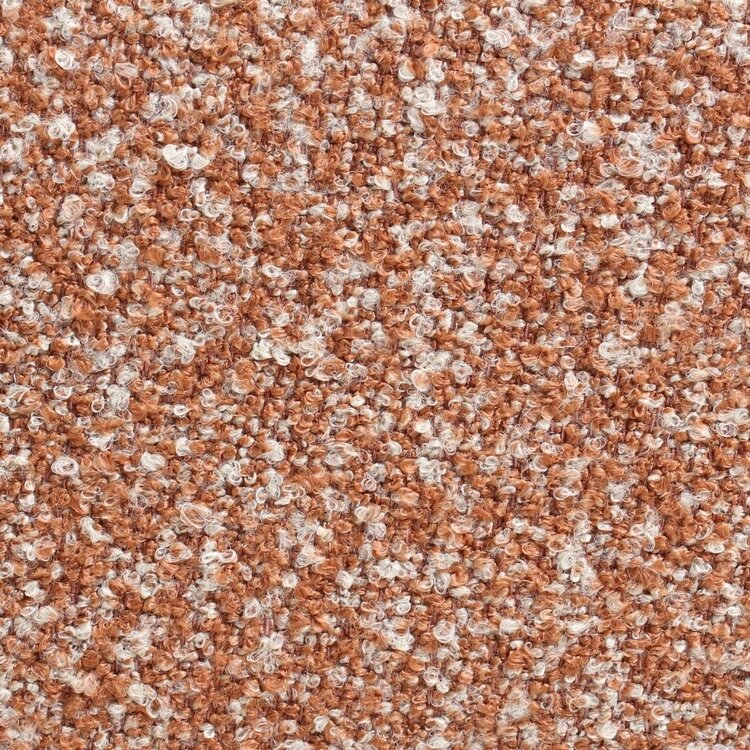 Eetkamerstoel June bouclé terracotta