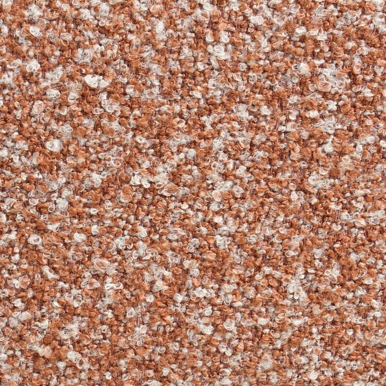 Eetkamerstoel Alex draaibaar bouclé terracotta